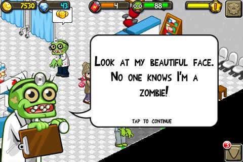 Free Zombie life - download for iPhone, iPad and iPod.