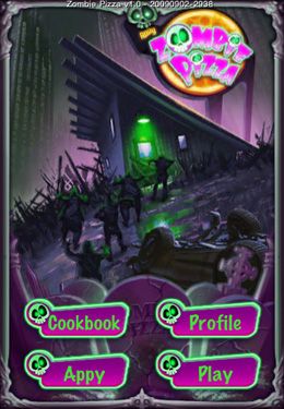 Gameplay screenshots of the Zombie Pizza for iPad, iPhone or iPod.