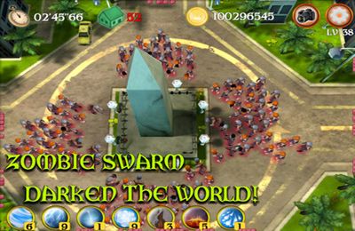 Gameplay screenshots of the Zombie Purge for iPad, iPhone or iPod.