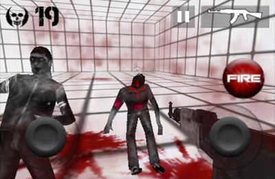 Gameplay screenshots of the Zombie Room for iPad, iPhone or iPod.