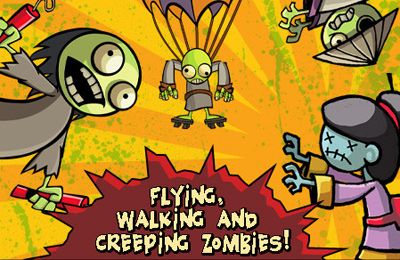 Gameplay screenshots of the Zombie Samurai for iPad, iPhone or iPod.
