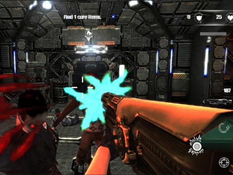 Gameplay screenshots of the Zombie Strike for iPad, iPhone or iPod.