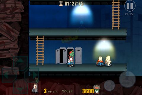 Gameplay screenshots of the Zombie the classic for iPad, iPhone or iPod.