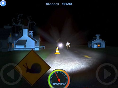 Gameplay screenshots of the Zombie trek driver survival for iPad, iPhone or iPod.