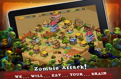 Gameplay screenshots of the Zombie West for iPad, iPhone or iPod.