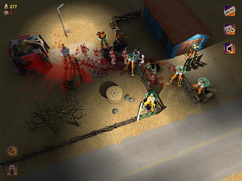 Gameplay screenshots of the Zombies coming for iPad, iPhone or iPod.