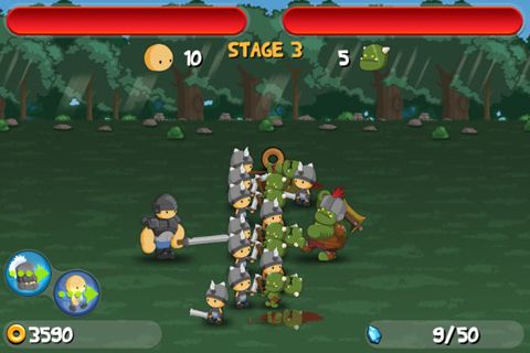 Gameplay screenshots of the A little war for iPad, iPhone or iPod.