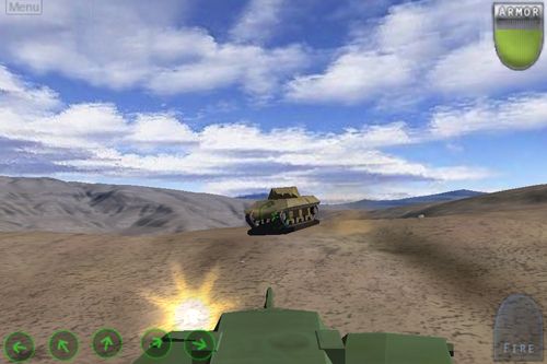 Gameplay screenshots of the After war: Tanks of freedom for iPad, iPhone or iPod.