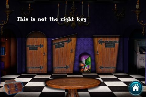 Gameplay screenshots of the Alice trapped in Wonderland for iPad, iPhone or iPod.