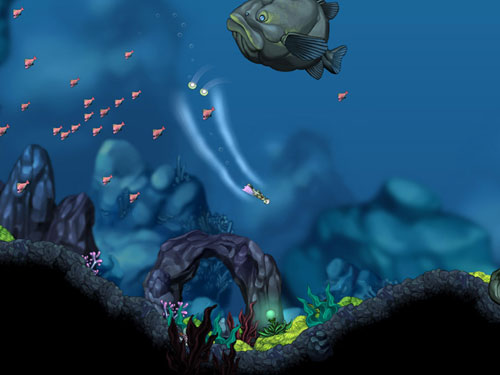 Gameplay screenshots of the Aquaria for iPad, iPhone or iPod.