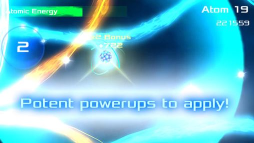 Gameplay screenshots of the Atomic fusion: Particle collider for iPad, iPhone or iPod.