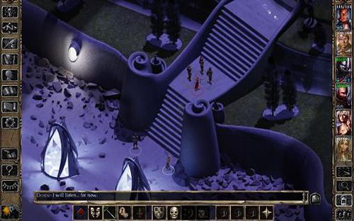 Gameplay screenshots of the Baldur's gate 2 for iPad, iPhone or iPod.