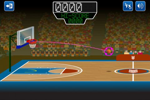 Gameplay screenshots of the Basketmania: All stars for iPad, iPhone or iPod.