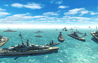 Gameplay screenshots of the Battleship War for iPad, iPhone or iPod.