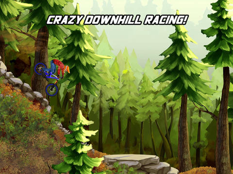 Gameplay screenshots of the Bike mayhem mountain racing for iPad, iPhone or iPod.