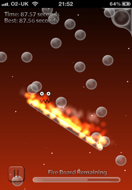 Gameplay screenshots of the Blobble for iPad, iPhone or iPod.