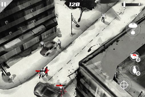 Gameplay screenshots of the Bloodstroke: John Woo game for iPad, iPhone or iPod.