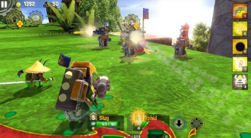 Gameplay screenshots of the Bug heroes 2 for iPad, iPhone or iPod.
