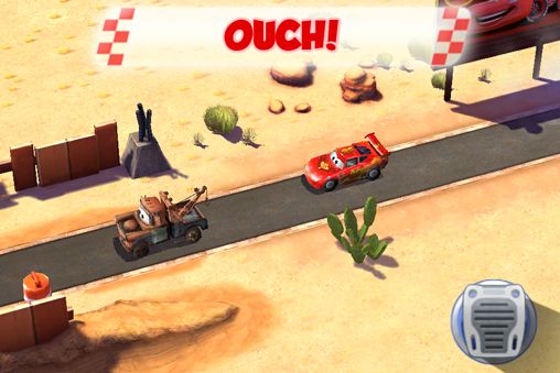 Gameplay screenshots of the Cars: Fast as lightning for iPad, iPhone or iPod.