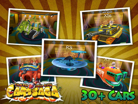 Download app for iOS Cars Saga: Fighter Road Rash, ipa full version.