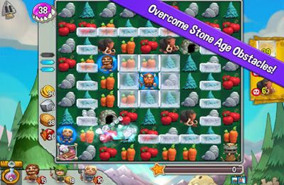 Gameplay screenshots of the Cavemania for iPad, iPhone or iPod.