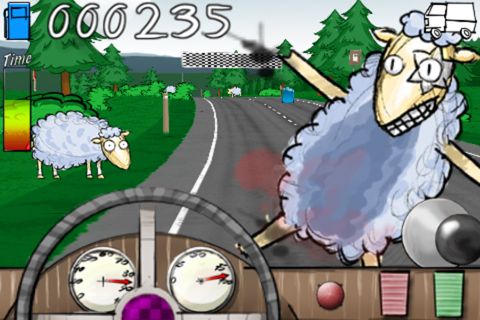 Gameplay screenshots of the Country Driver for iPad, iPhone or iPod.