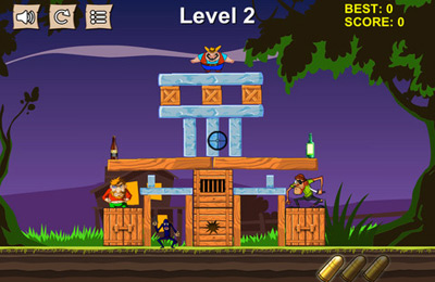 Download app for iOS Cowboy Pixel Tower – Knock Them Off And Crush The Structure!, ipa full version.