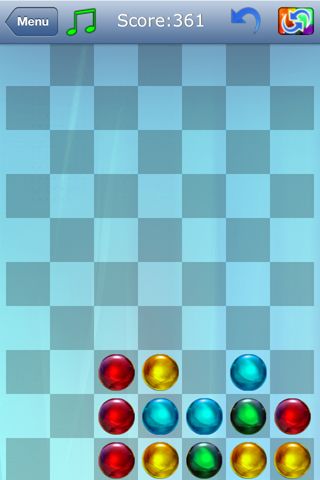 Gameplay screenshots of the Crash balls for iPad, iPhone or iPod.