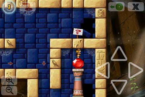 Gameplay screenshots of the Crystal cave: Classic for iPad, iPhone or iPod.