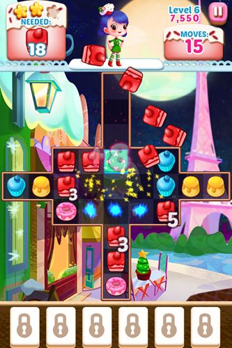 Gameplay screenshots of the Cupcake mania: Christmas for iPad, iPhone or iPod.