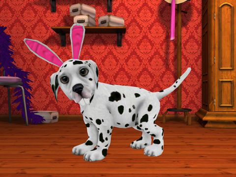 Gameplay screenshots of the Dog world 3D: My dalmatian for iPad, iPhone or iPod.