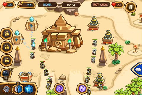 Gameplay screenshots of the Empires of sand for iPad, iPhone or iPod.