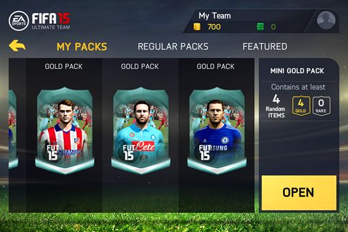 Download app for iOS FIFA 15: Ultimate team, ipa full version.