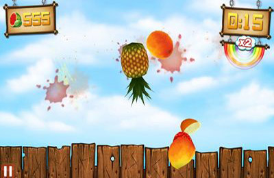 Free Fruit Ninja vs Skittles - download for iPhone, iPad and iPod.
