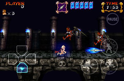 Gameplay screenshots of the Ghosts'n Goblins Gold Knights for iPad, iPhone or iPod.
