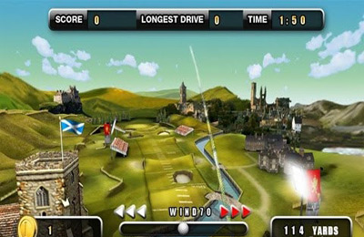 Gameplay screenshots of the Golf Battle 3D for iPad, iPhone or iPod.