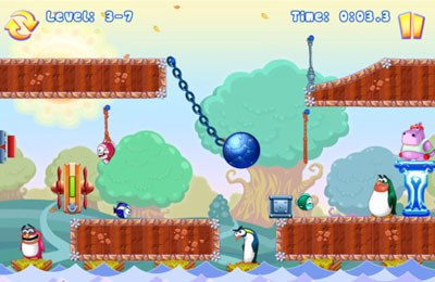 Download app for iOS Greedy Penguins, ipa full version.