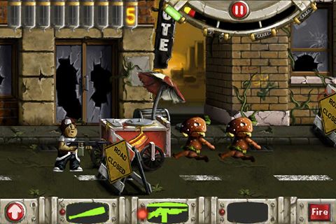 Gameplay screenshots of the Hamburger hunter for iPad, iPhone or iPod.