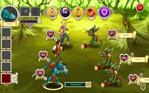 Gameplay screenshots of the Heroes & legends: Conquerors of Kolhar for iPad, iPhone or iPod.