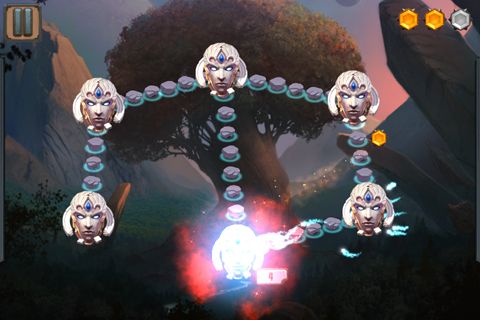 Gameplay screenshots of the Holy war for iPad, iPhone or iPod.
