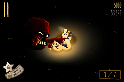 Gameplay screenshots of the Hopeless: The dark cave for iPad, iPhone or iPod.