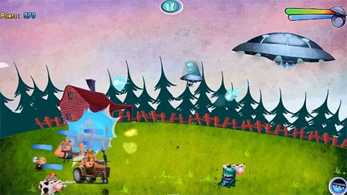Gameplay screenshots of the Invasion: Alien attack for iPad, iPhone or iPod.