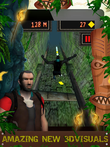 Gameplay screenshots of the John Road Runner for iPad, iPhone or iPod.