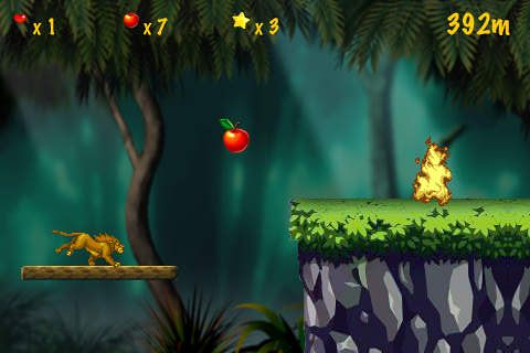 Free Jungle runner - download for iPhone, iPad and iPod.