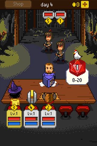 Download app for iOS Knights of pen & paper, ipa full version.