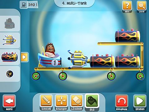 Gameplay screenshots of the Loco motors for iPad, iPhone or iPod.