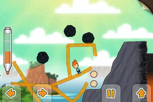 Gameplay screenshots of the Max and the magic marker for iPad, iPhone or iPod.