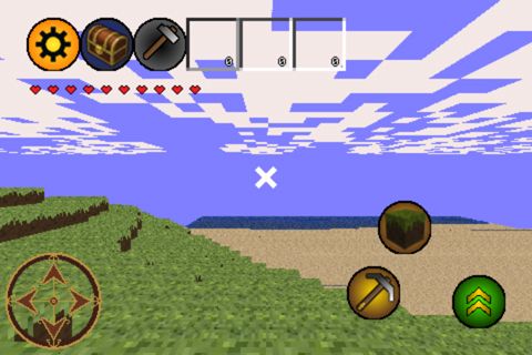Gameplay screenshots of the Minebuilder for iPad, iPhone or iPod.
