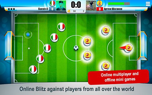 Gameplay screenshots of the Mini football: Championship for iPad, iPhone or iPod.