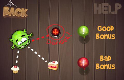Gameplay screenshots of the Monster and Sweets Premium for iPad, iPhone or iPod.